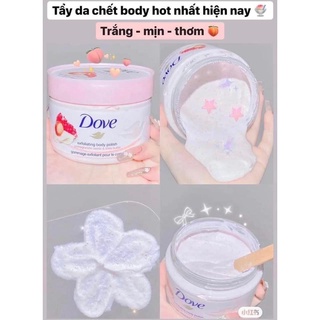 Tẩy da chết body Dove
