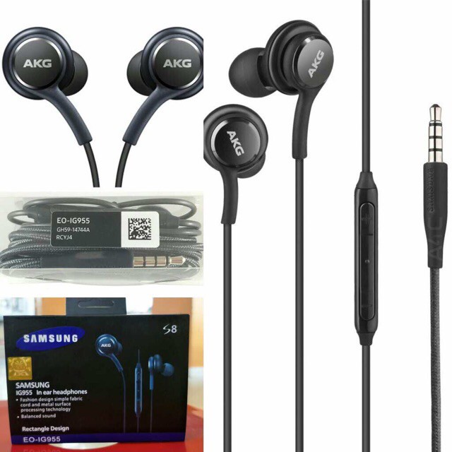 Tai Nghe Nhét Tai Chính Hãng Cho Samsung S8 + By Akg Original / Hf Akg S8