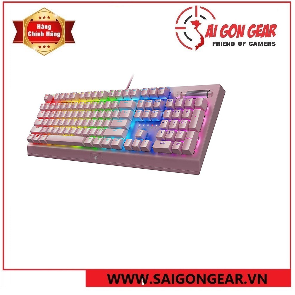 Bàn phím cơ Razer Blackwidow V3 Quartz Green Switch