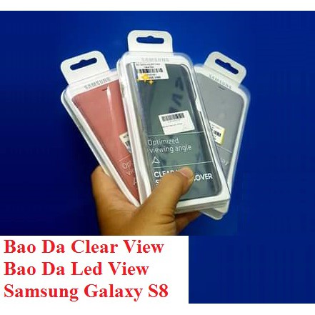 Bao Da Clear View Samsung S8, Bao Da Led View Samsung S8 G950