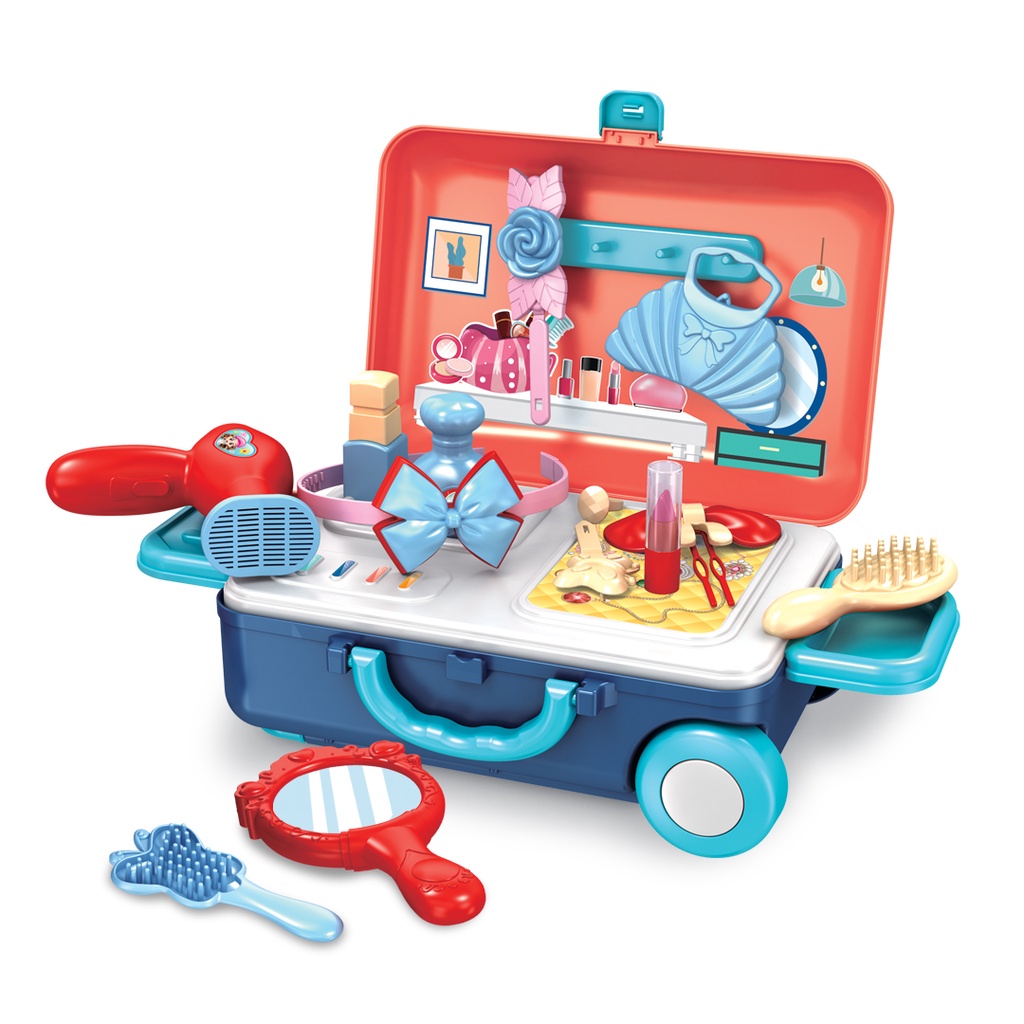 Bộ Đồ Chơi Hộp Kéo - Trang Điểm (16 Chi Tiết), DK 81112 DUKA