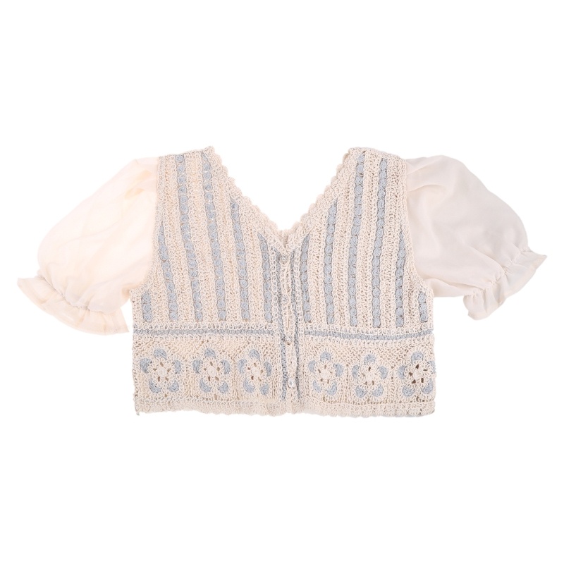 Áo Nữ Tay Dài Phồng Cổ Chữ V Thời Trang Quyến Rũ