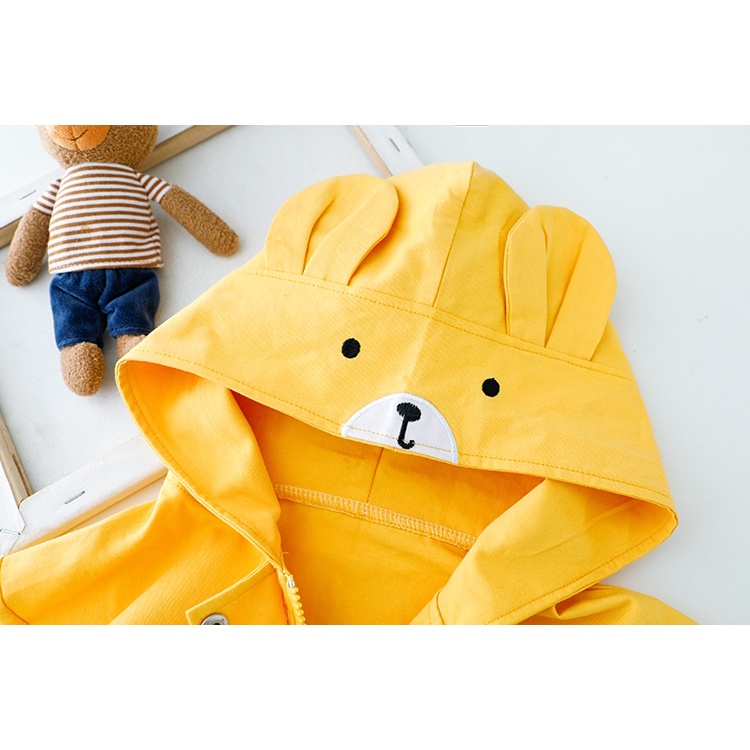 Áo khoác chống nắng cho bé trai bé gái chống nắng 2 lớp hình GẤU THỎ cho bé siêu yêu ,áo khoác gió cho bé trai bé gái