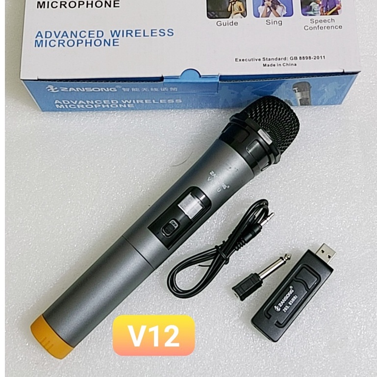 Micro Karaoke không dây Daile Shuae V12 V10 - kết nối qua bluetooth