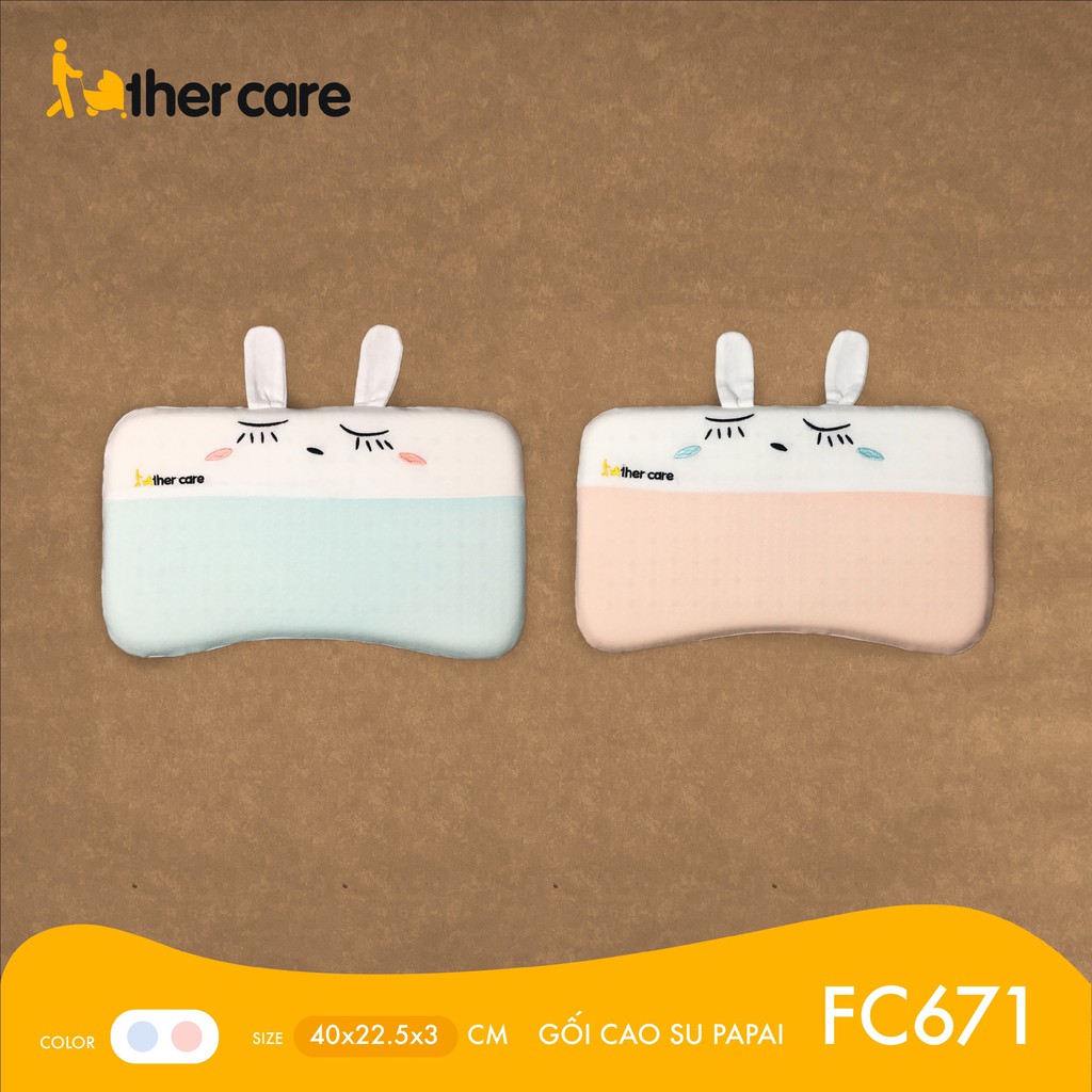 Gối trẻ em FatherCare Cao Su Non Papai FC671