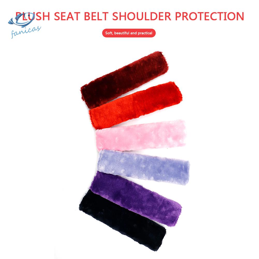 Set 2 vỏ bọc dây đai an toàn xe hơi mềm mại