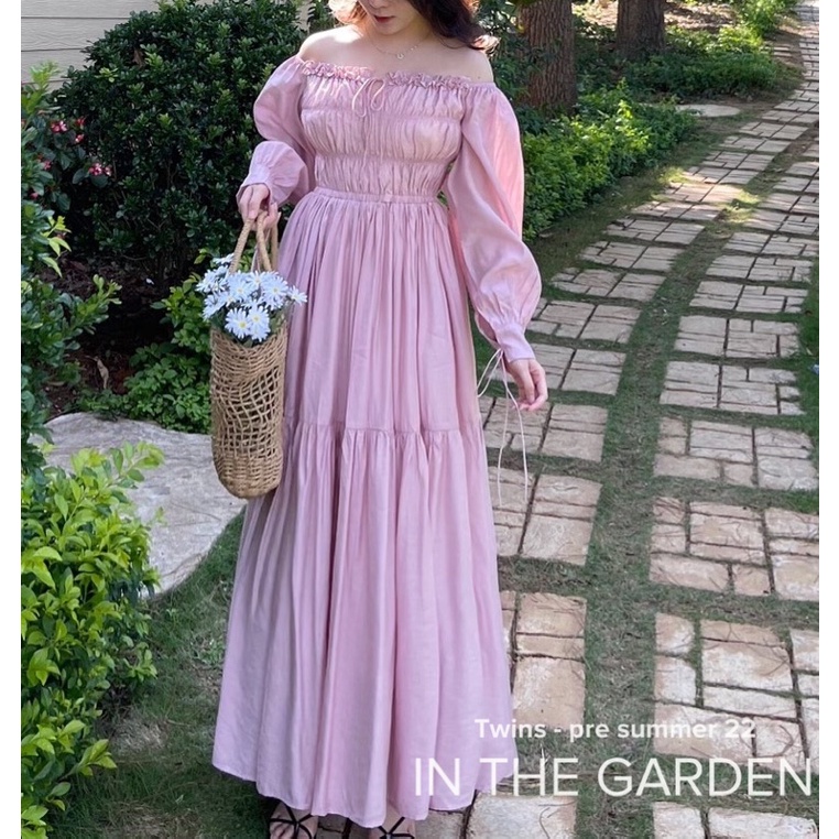 Váy maxi chất liệu tơ mây (Lamia baby cloud maxi)