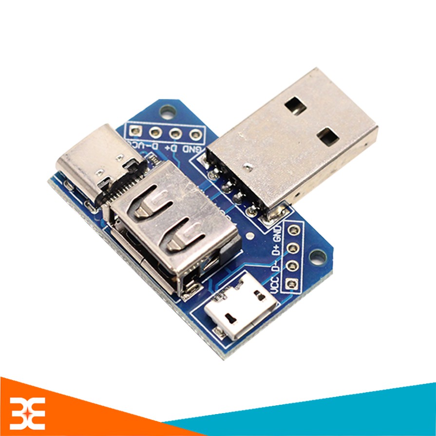 PCB Chuyển Đổi USB A Đực Sang USB Cái-USB Micro-Type C | BigBuy360 - bigbuy360.vn