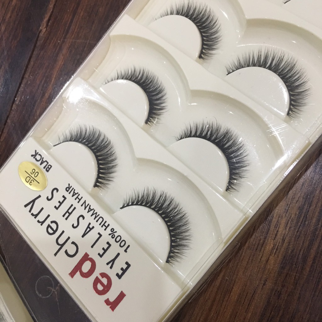 HỘP 5 CẶP MI GIẢ RED CHERRY EYE LASHES