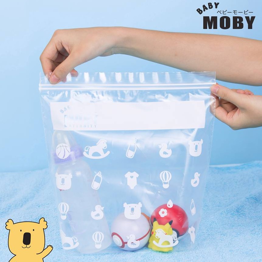 [COMBO SIÊU TIẾT KIỆM] 2 Bịch miếng thấm sữa Moby thoáng khí + 1 Hộp túi zip đa năng Moby