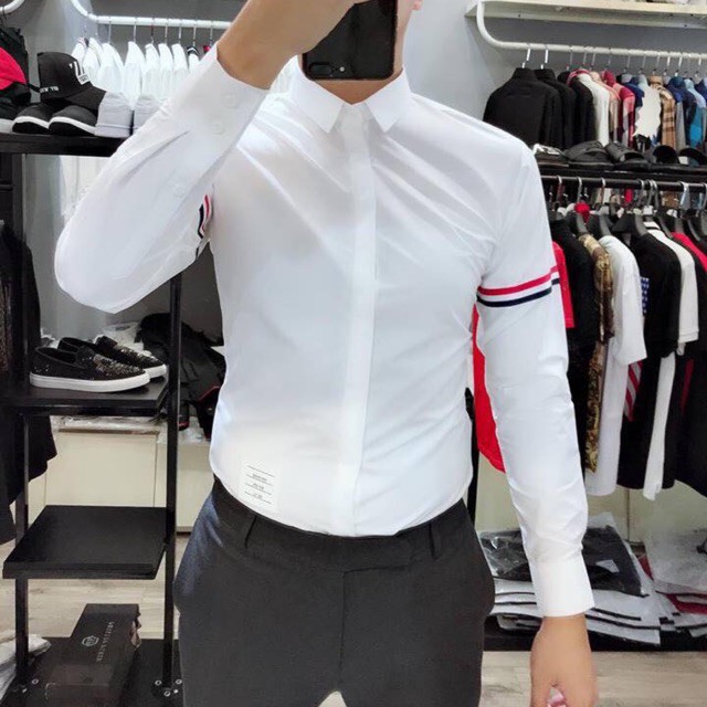 Áo Sơ Mi Quốc Dân Hàng Cao Cấp,Áo sơ mi nam Cotton Lụa Trơn Không Nhăn Hàng Slimfit Body, sơ mi trắng nam hàn quốc