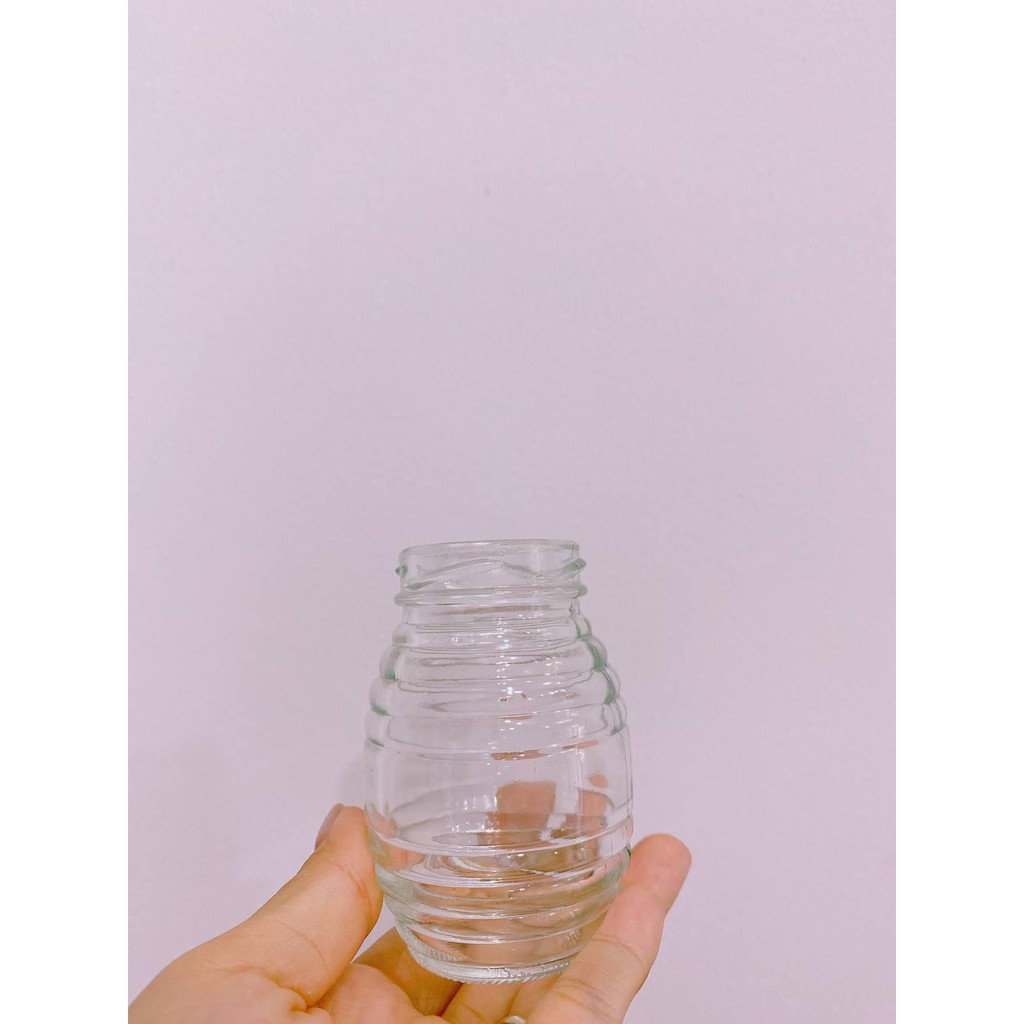 ( Free Ship 50k) Hủ thủy tinh 100ml tổ ong nắp thiếc - đựng mật ong, yến chưng, gia vị, sữa chua | BigBuy360 - bigbuy360.vn