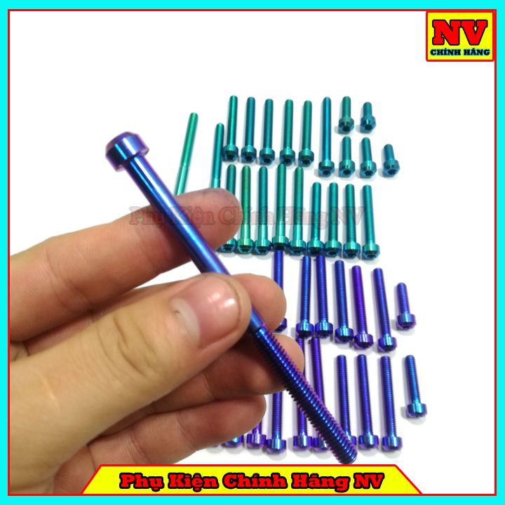 Bộ Ốc Lốc Máy Ex150 Gr5 Full Bộ 22 Con