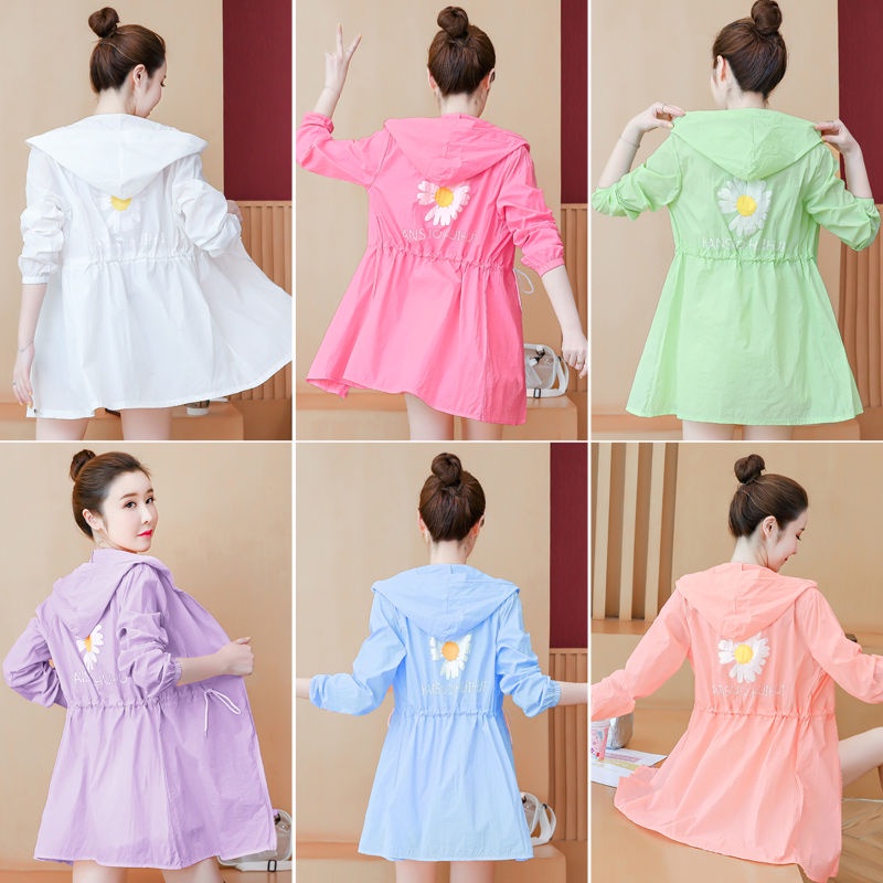 Áo Khoác Chống Nắng Và Tia Uv Dáng Rộng Thời Trang Mùa Hè Hàn Quốc Mới 2021 Dành Cho Bạn Nữ