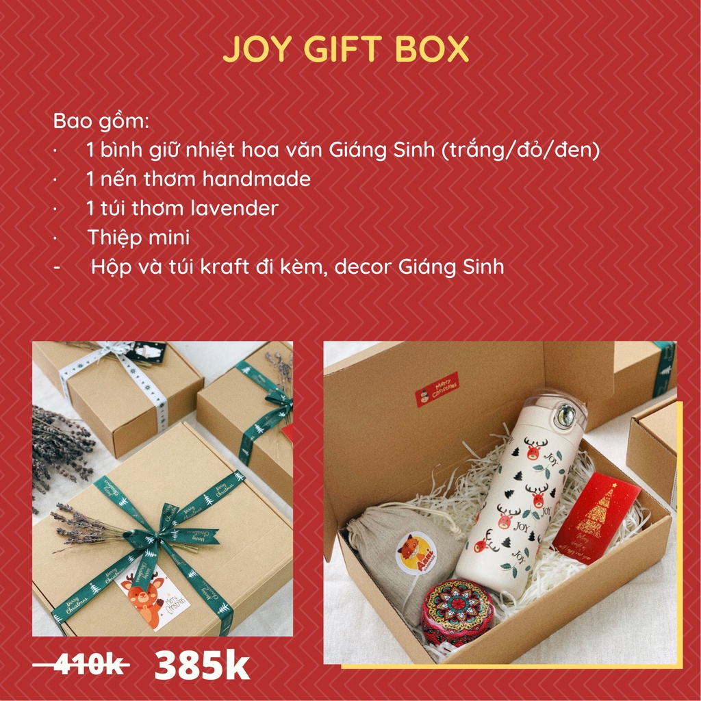 Set quà tặng Beauty Gift Box với bình giữ nhiệt, túi thơm và nến thơm handmade cho bạn gái, bạn bè và người thân