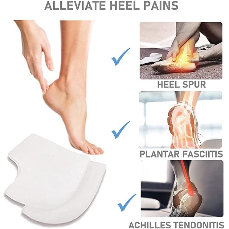 Miếng Đệm Gel Bảo Vệ Gót Chân Giảm Đau Và Nứt Nẻ