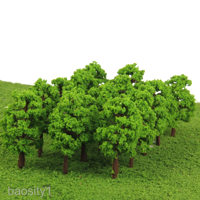 [Baosity1] 60 Mô Hình Cây Trang Trí Phong Cảnh Đường Ray Xe Lửa Diorama Tỉ Lệ 1: 150 N