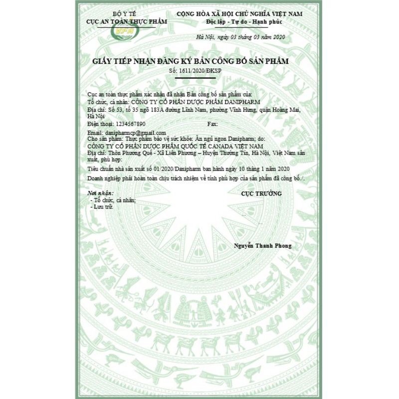 Ăn ngon ngủ ngon DANIPHARM, tạo giấc ngủ sâu, ngủ ngon giấc, kích thích tiêu hóa