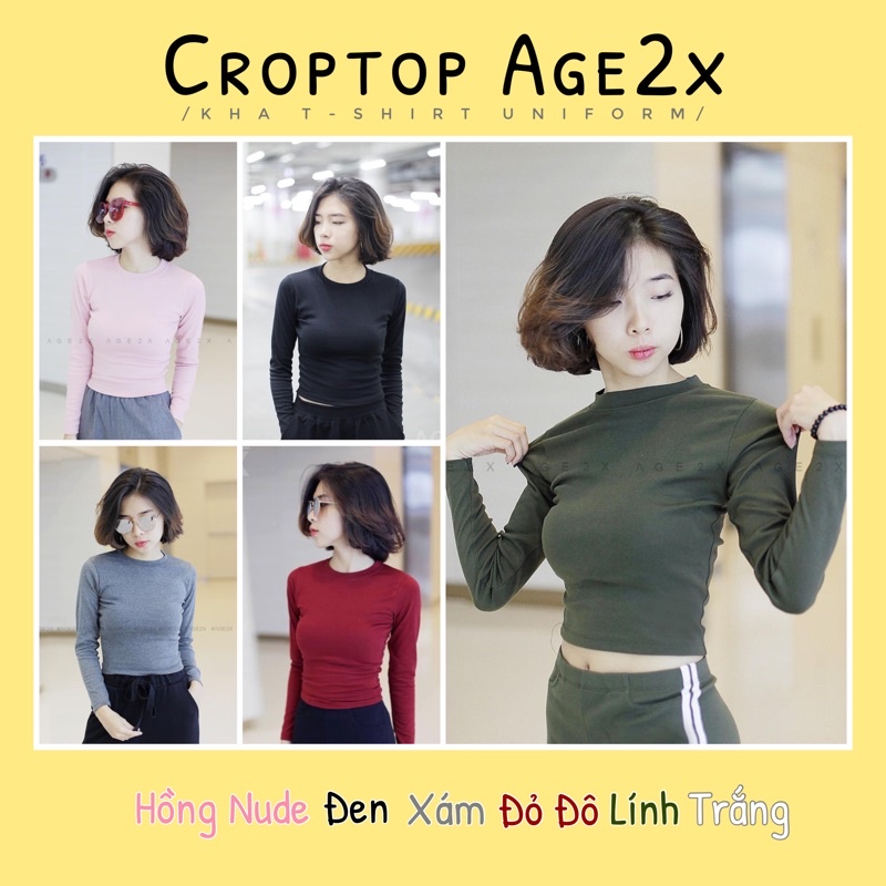 Croptop Body Tay Dài #Age2x, Hàng VNXK Chất Lượng Cao [ Chuyên Sỉ&Lẻ ]