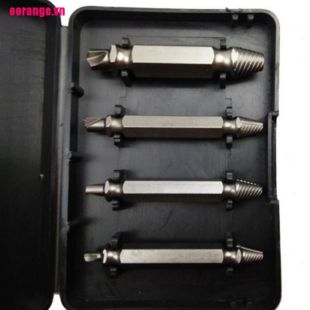 Bộ 4 Dụng Cụ Tháo Ốc Vít Hư Hỏng Bằng Thép Không Gỉ Tiện