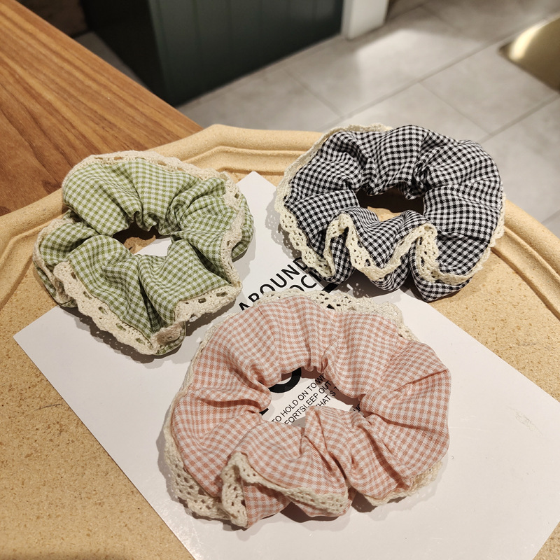 Dây Buộc Tóc Phối Ren Xinh Xắn Dành Cho Nữ