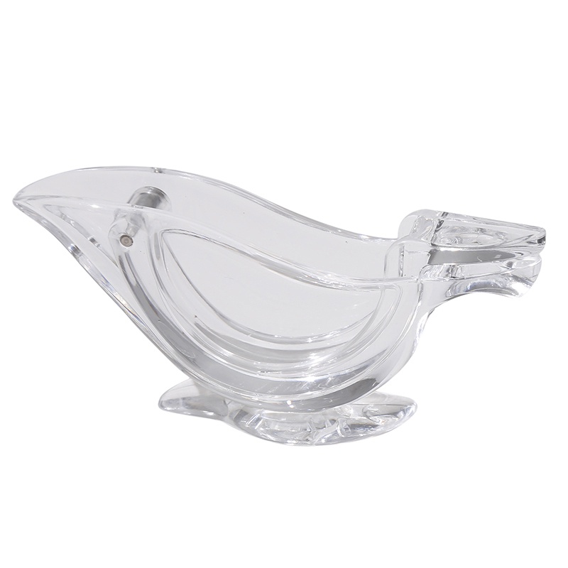 [probubbleVN]Acrylic Lemon Clip Transparent Fruit Juicer Home Kitchen Bar Gadget Boat Shape