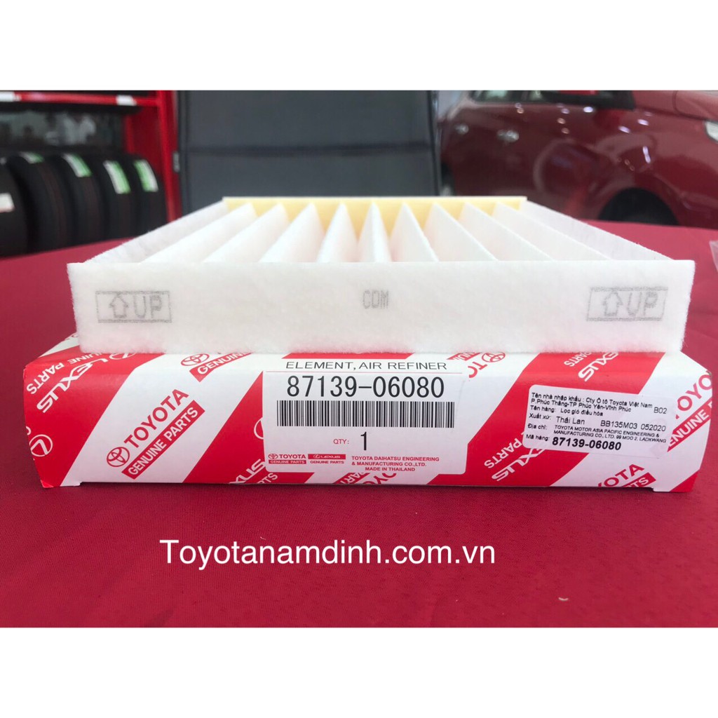 Lọc gió điều hòa Altis , Vios 2009-2020 chính hãng Toyota Việt Nam