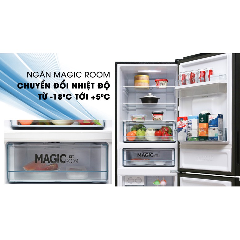 Tủ lạnh Aqua Inverter 288 lít AQR-IW338EB BS (Miễn phí giao tại HCM-ngoài tỉnh liên hệ shop)