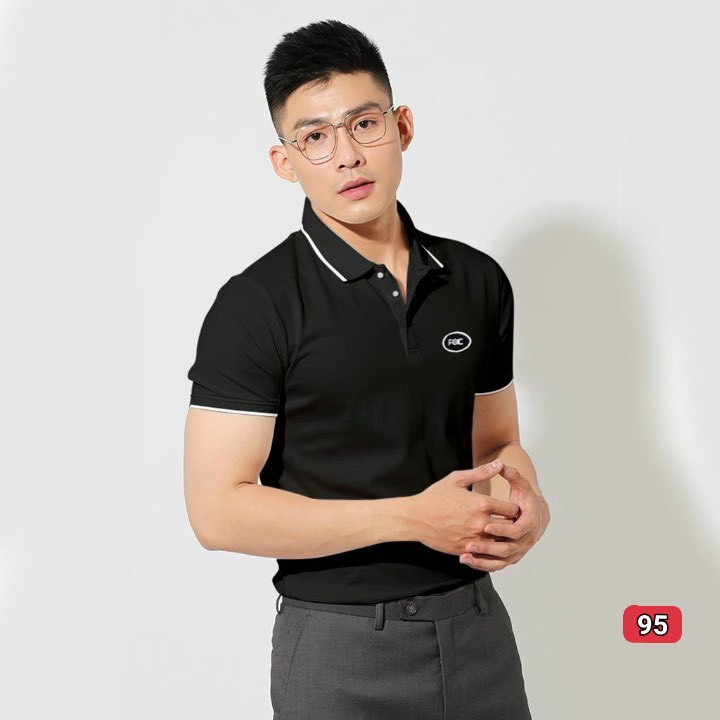 Áo thun nam cao cấp murad_fashion, áo polo màu đen tay ngắn có cổ thêu logo đẹp 2021 atn95 | BigBuy360 - bigbuy360.vn
