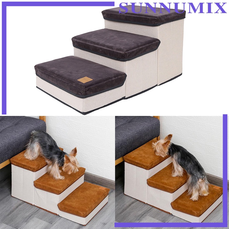 Cầu thang 3 bậc cho thú cưng