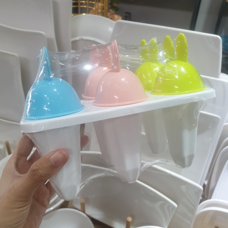 Bộ khuôn làm kem 6 que hàng Việt Nhật an toàn và chắc chắn