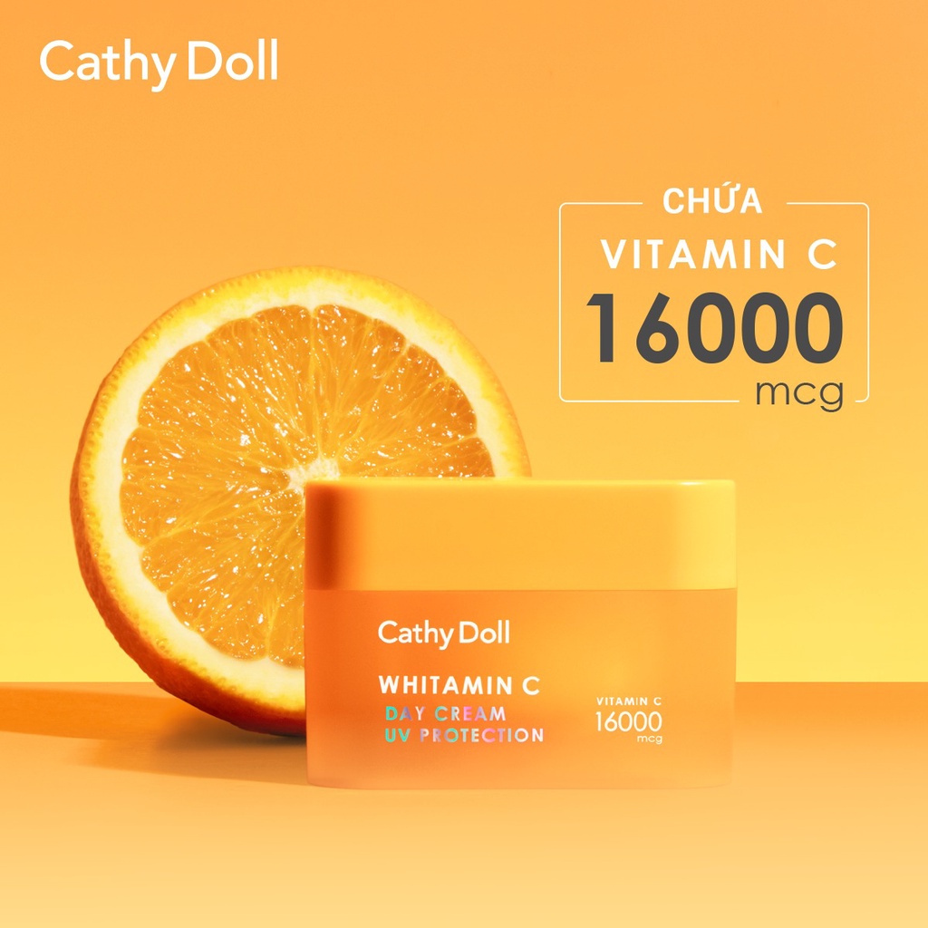 Kem dưỡng trắng da mờ thâm Cathy Doll Whitamin C Day Cream 50ml