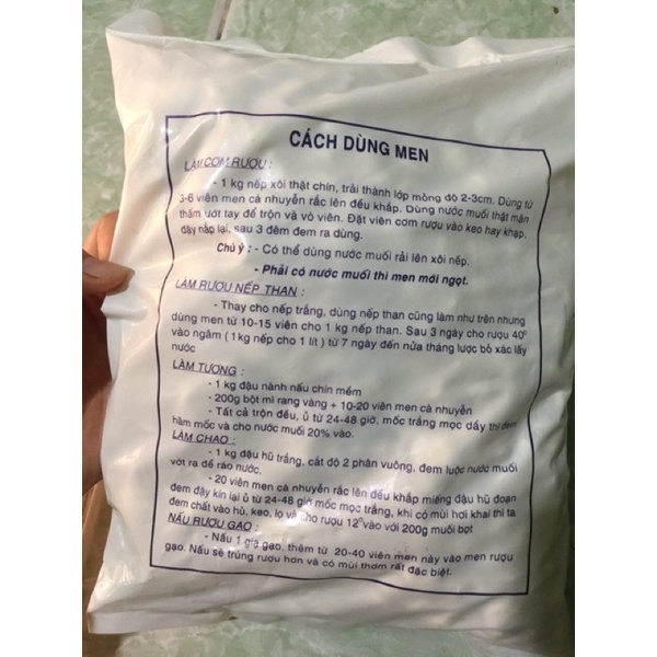 Men ngọt làm cơm rượu gói 20 viên