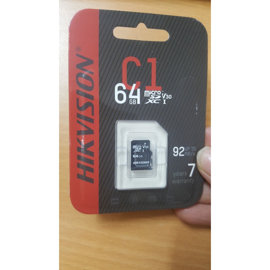 Thẻ nhớ Micro SD HIKVISION 64Gb dùng cho máy tính và thiết bị di động - Hàng Chính Hãng | BigBuy360 - bigbuy360.vn