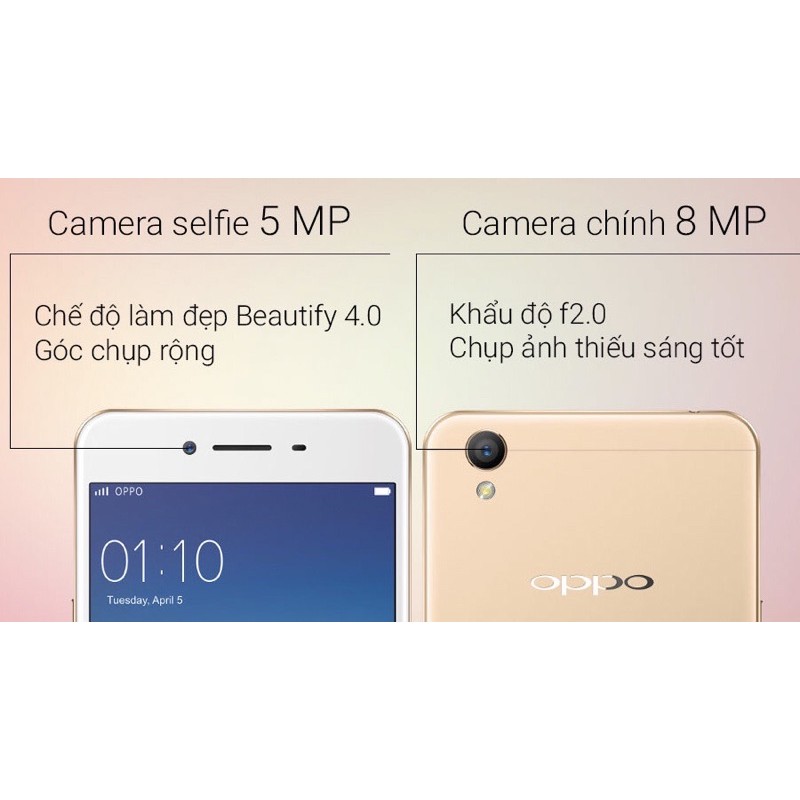 Điện thoại OPPO A37 Fullbox Mới - 2GB/16GB - Bảo hành 12 tháng -