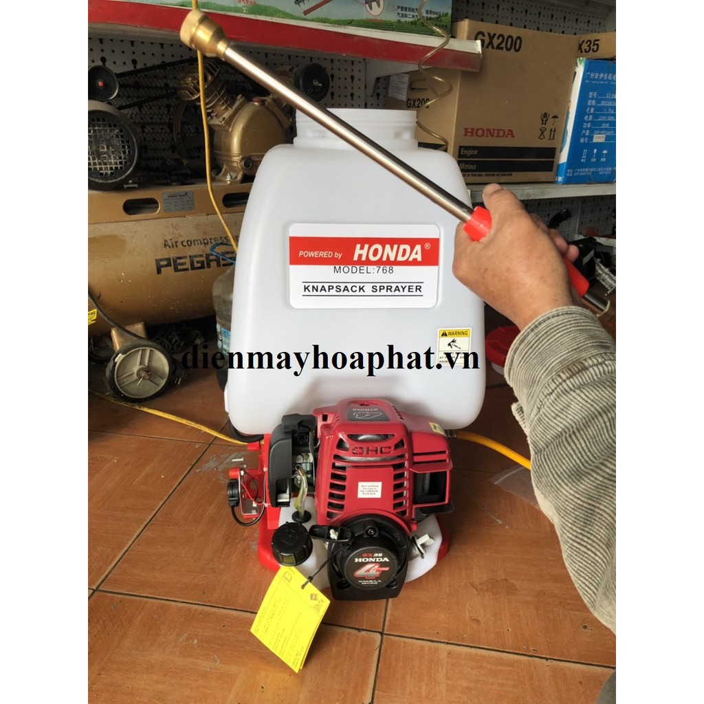 Máy phun thuốc chạy xăng động cơ Honda GX35 chạy xăng 4 thì - 768.