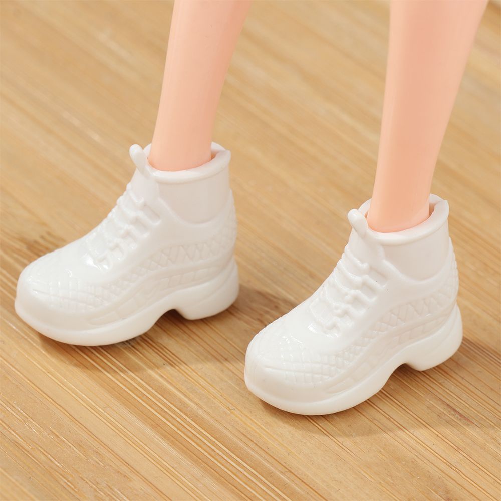 Giày thể thao nhựa PVC mềm cao cấp cho búp bê 16cm 1/3 1/4