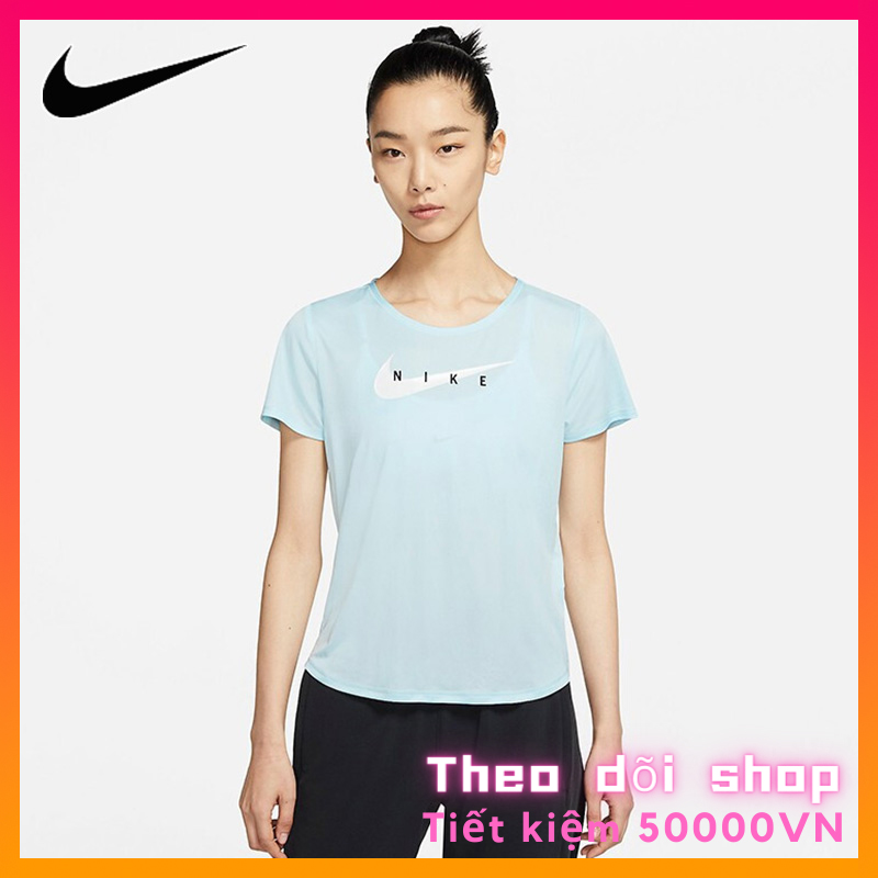 Áo Thun Thể Thao Nữ Tay Ngắn Cổ Tròn Thời Trang 2021 Thương Hiệu Nike Cz9279-474