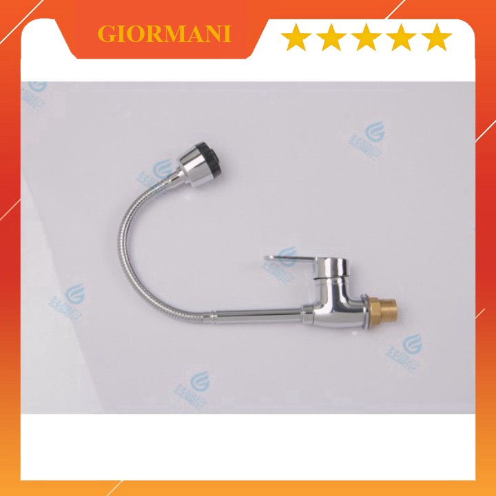 Vòi rửa bát nóng lạnh cao cấp Giormani 2 chế độ nước VRB 08 tặng đôi dây cấp inox