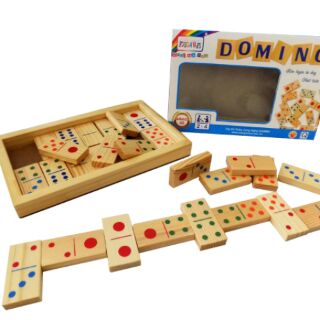 Cờ Domino gỗ. Nhất Lục EDUGAMES