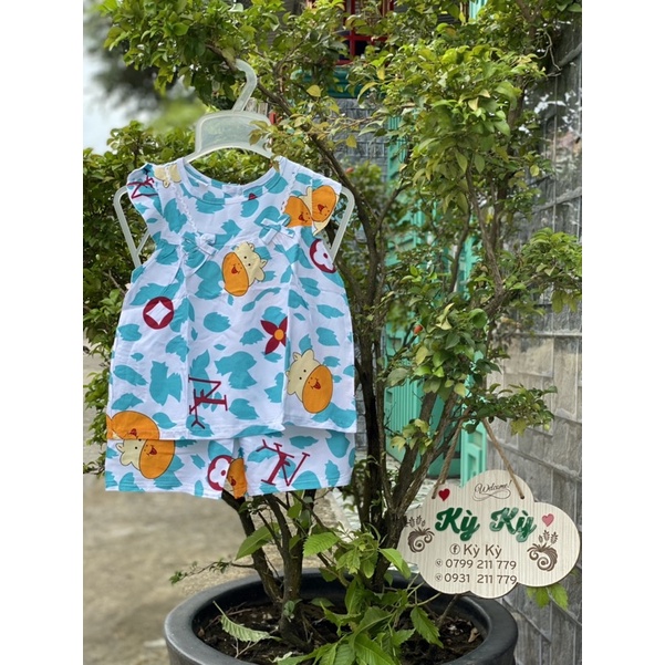 BỘ TOLE/LANH NGẮN BÉ GÁI 5 - 47KG (NHẮN TIN CHỌN MẪU)
