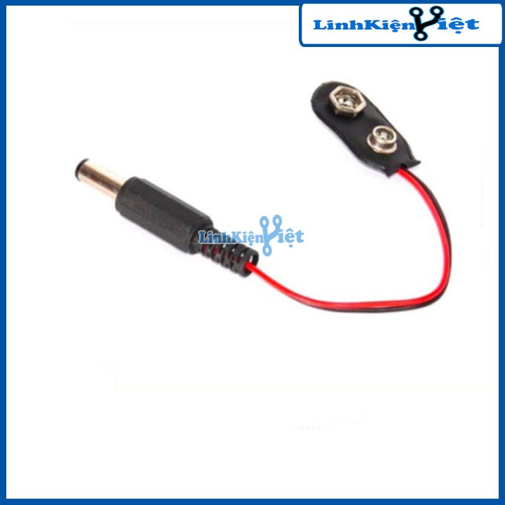 Dây Đế Pin 9V Có Đầu Jack