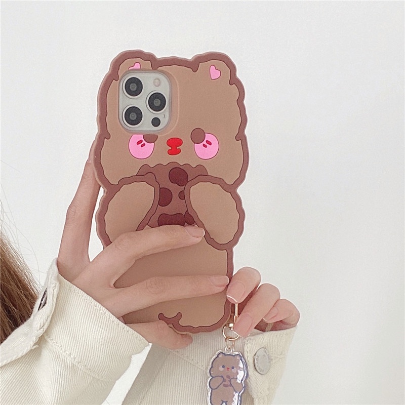 Ốp điện thoại silicon mềm thiết kế hoạt hình đơn giản cho iPhone 11 Pro Max 11Pro 12 12Pro Max X XS XR 7 8 6 7Plus