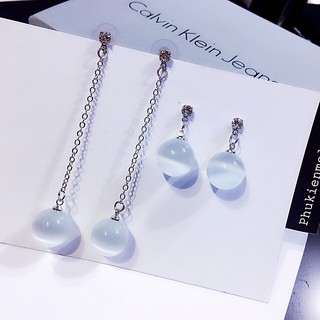 MELY - BÔNG TAI HẠT CHÂU TRẮNG 370