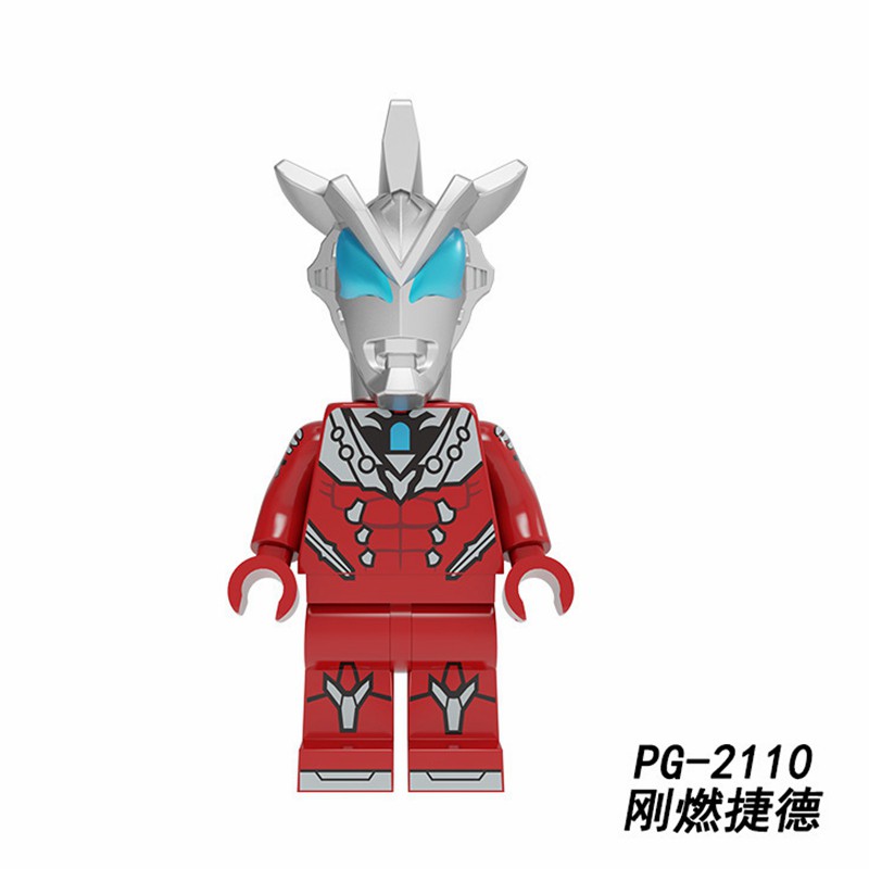 Mô hình nhân vật Lego chủ đề Ultraman Mini Tiga Taro Zero Baltan-Siil