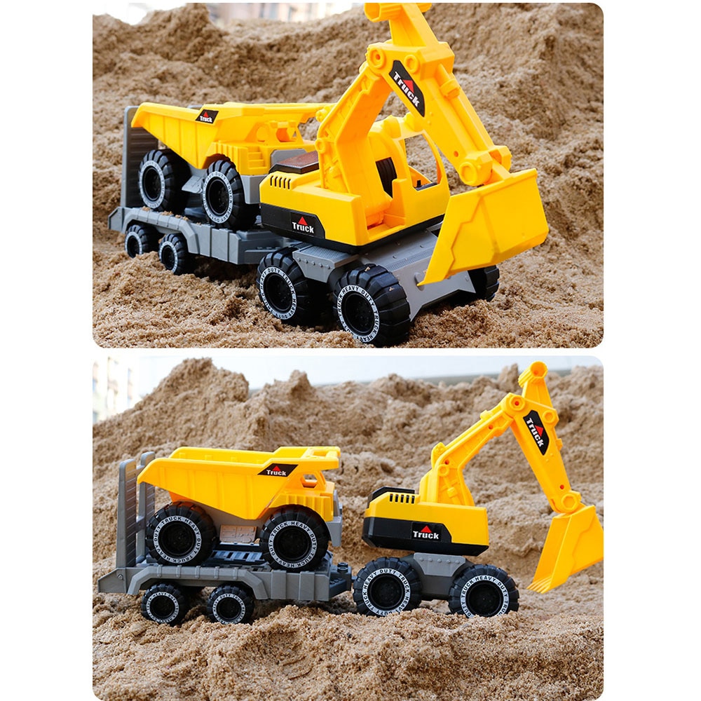 Đồ chơi mô hình xe công trường dành cho trẻ em