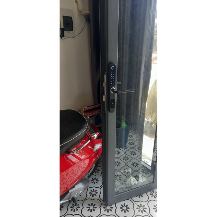 Khóa cửa vân tay thông minh HL-8500 vân tay, mật mã, thẻ từ và chìa cơ