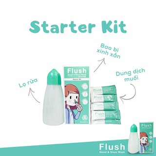 Bình rửa mũi Flush (hàng xuất Mỹ, Nhật)