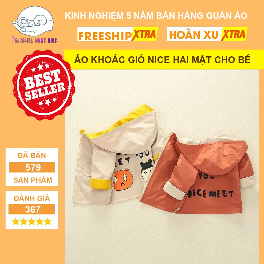 - ÁO KHOÁC NICE KAKI THIẾT KẾ CAO CẤP 2 MẶT.GNIC