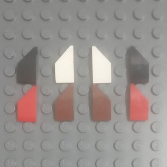 Lego Cặp Wedge 2 x 1 x 2/3 with Stud Notch Trái Phải